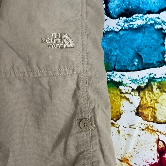 The North Face Tan Women’s Horizon Roll-Up Hiking Shorts Size 10 - Picture 3 of 8